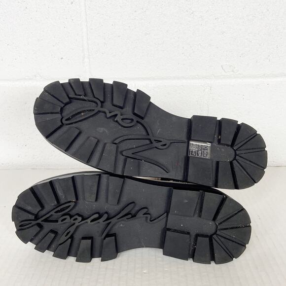 Karl Lagerfeld Lug Sole Boot Mayde White Leather Chunky Sole Size 7‎ - Picture 9 of 10